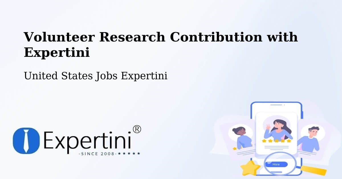 Volunteer Research Contribution Program – Ripon - United States Jobs Expertini